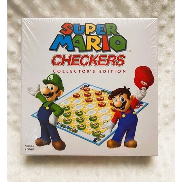 Super Mario Checkers Collector's Edition, NEW, SEALED - Picture 1 of 4